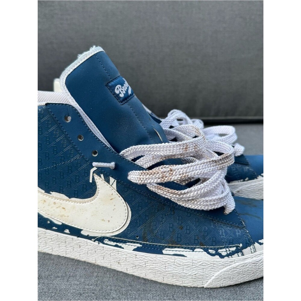 RARE Nike Blazer High Jackie Robinson Royal Brooklyn 2009 12 316664-412 Vintage